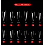 Soft Gel Tips Stiletto 240Pcs BS10 Soft Gel Tips Stiletto 240Pcs BS10