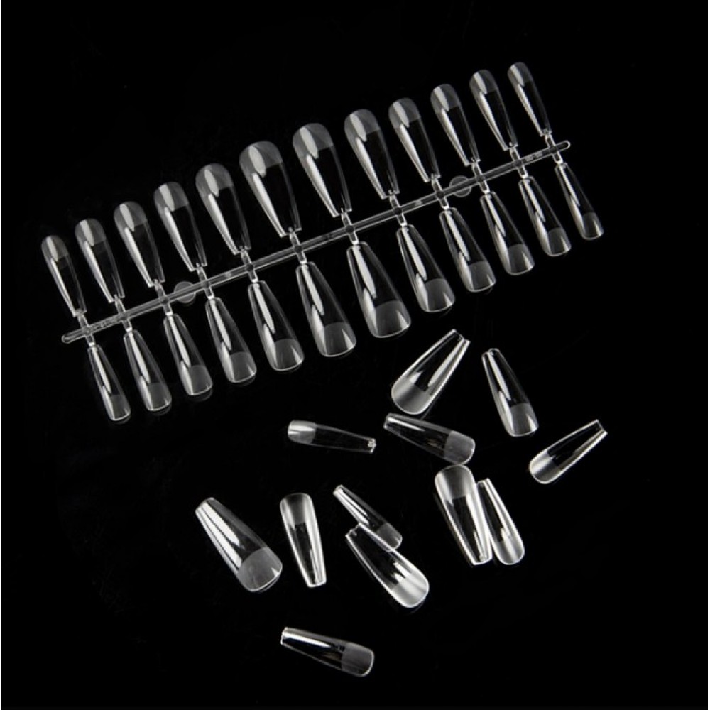 Soft Gel Tips Long Pearl  (240Pcs/Box) BS06