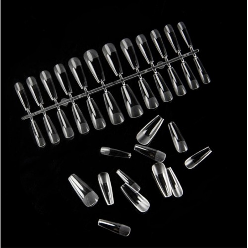 Soft Gel Tips Long Pearl  (240Pcs/Box) BS06