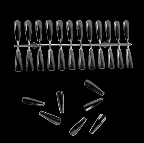 Soft Gel Tips Coffin (Ballerina) 240Pcs BSA08