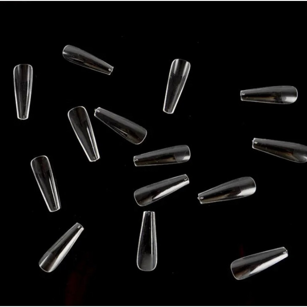 Soft Gel Tips Coffin (Ballerina) 240Pcs BSA08