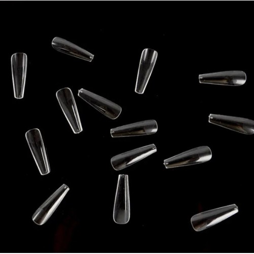 Soft Gel Tips Coffin (Ballerina) 240Pcs BSA08