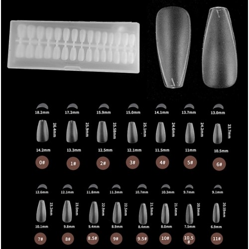 Tips Νυχιών Coffin (Ballerina) MC05 300Pcs