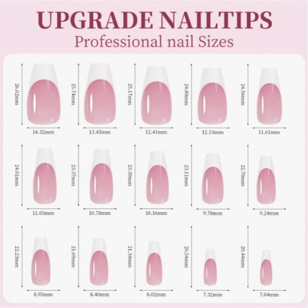 French Tips 01 135Pcs