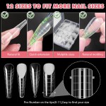 Dual Nail Form Set Model 03 288Pcs Dual Nail Form Set Model 03 288Pcs