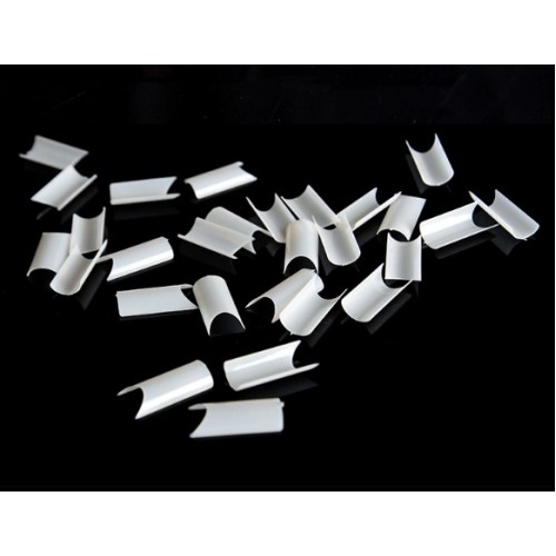 French Nail Tips C Square 100pcs Natural