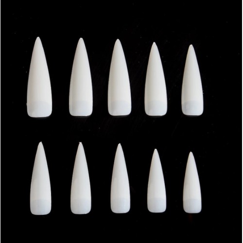 Tips Νυχιών Stiletto Natural 100Pcs