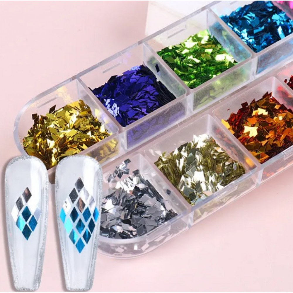 Διακοσμητικά Νυχιών Sequins Rhombus