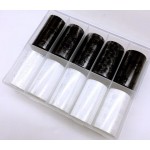 Nail Foil Black & White #23 Nail Foil Black & White #23