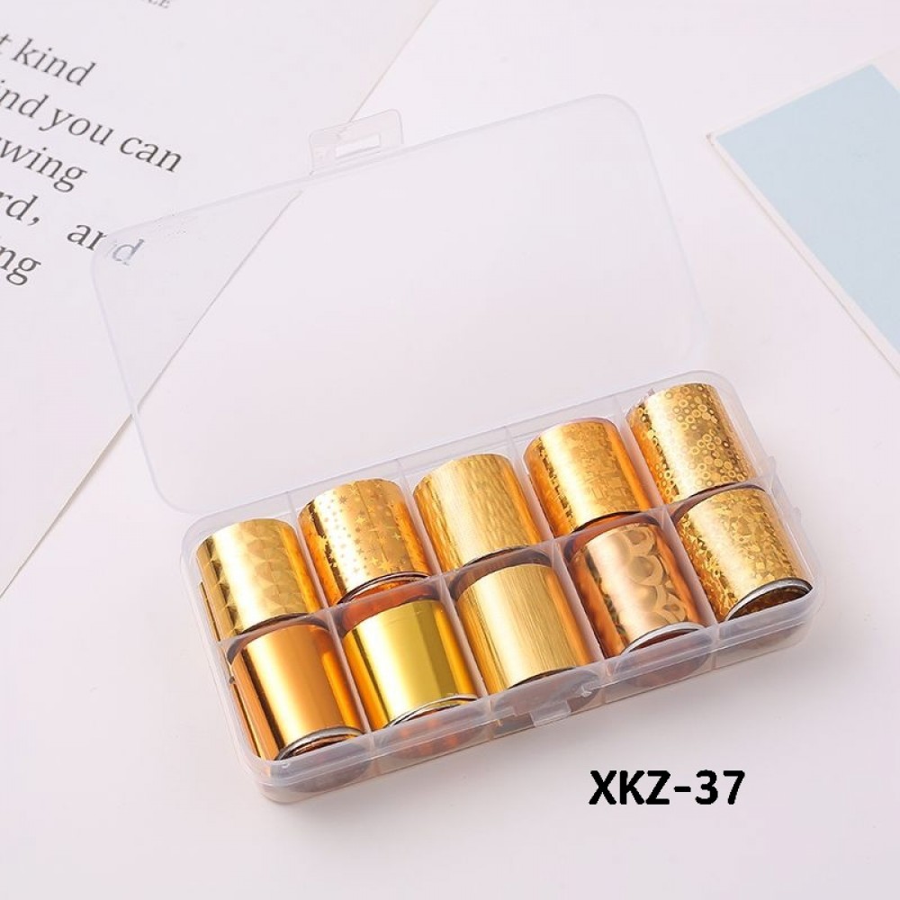 Nail Foil Golden XKZ-37