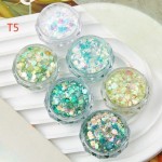 Σετ 6 Glitter Νυχιών No10 Τ5