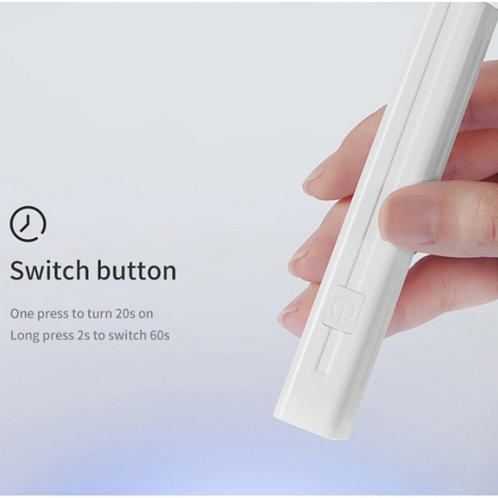 Λάμπα Πολυμερισμού Q8 Mini LED 3W Usb (No Battery) Λάμπα Πολυμερισμού Q8 Mini LED 3W Usb (No Battery)