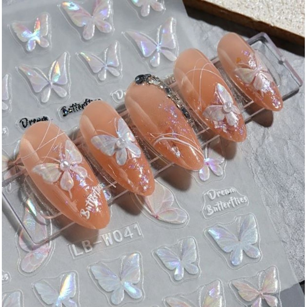 Αυτοκόλλητα Νυχιών Fairy Butterfly LB-W041