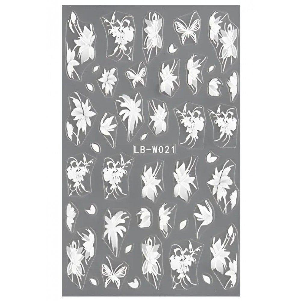 Αυτοκόλλητα Νυχιών Lace Flower​​​​​​​ LB-W021