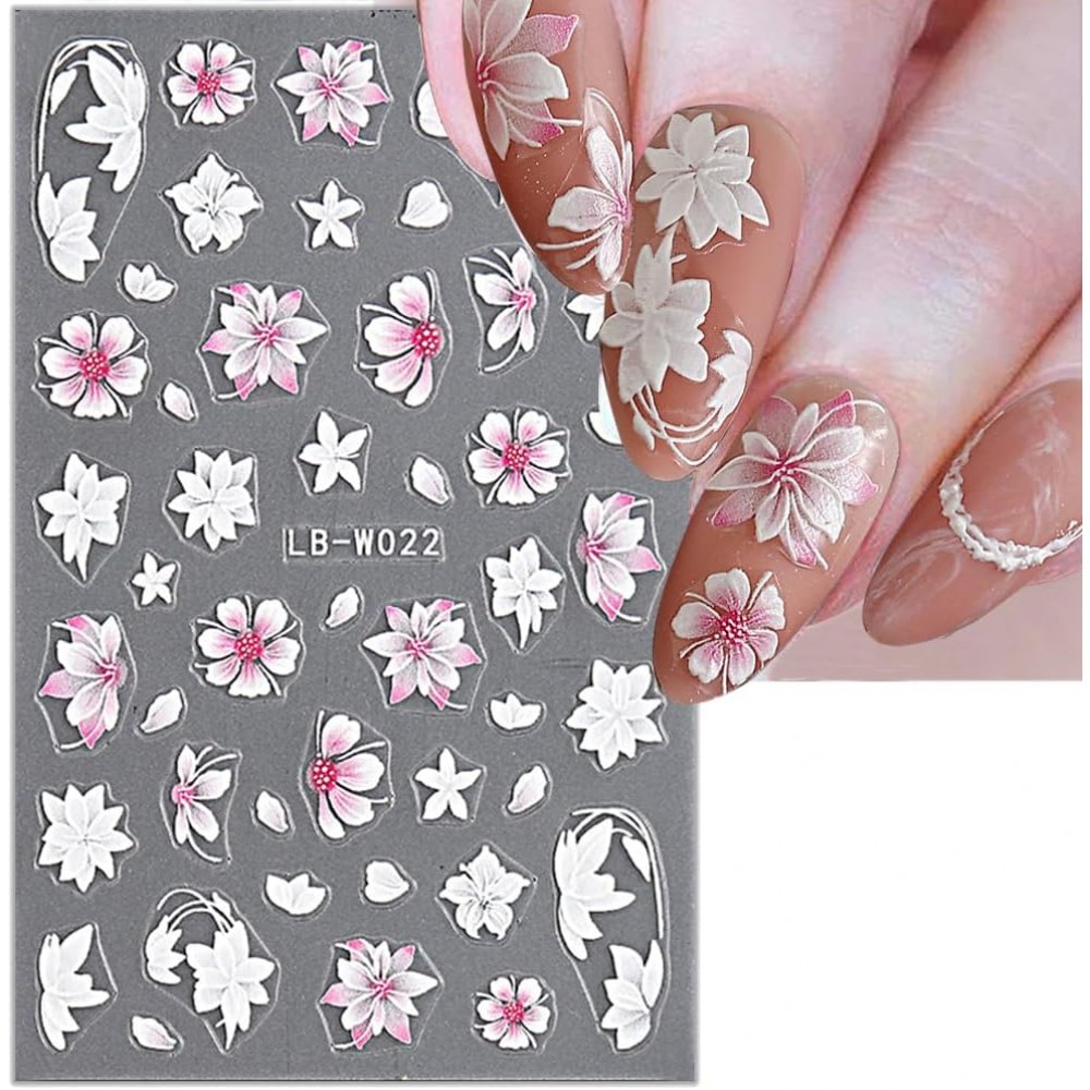 Αυτοκόλλητα Νυχιών Lace Flower​​​​​​​ LB-W022