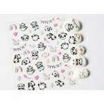 Αυτοκόλλητα Νυχιών Panda 5D FD006 Αυτοκόλλητα Νυχιών Panda 5D FD006