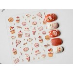 Αυτοκόλλητα Νυχιών Sweets 5D FD007 Αυτοκόλλητα Νυχιών Sweets 5D FD007