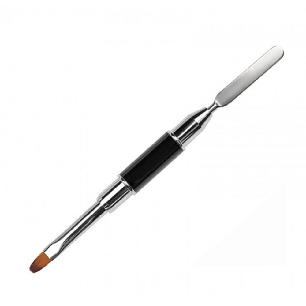 Πινέλο Acrygel Διπλό Με Σπάτουλα