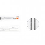 Πινέλο Acrygel Διπλό Με Σπάτουλα Πινέλο Acrygel Διπλό Με Σπάτουλα