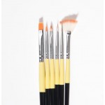 Σετ 6 Πινέλων Nail Art Σετ 6 Πινέλων Nail Art