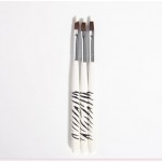 Σετ 3 Πινέλων Gel Zebra #4 Σετ 3 Πινέλων Gel Zebra #4