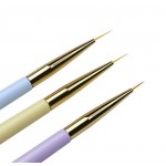 Σετ 3 Διπλών Πινέλων Nail Art Σετ 3 Διπλών Πινέλων Nail Art
