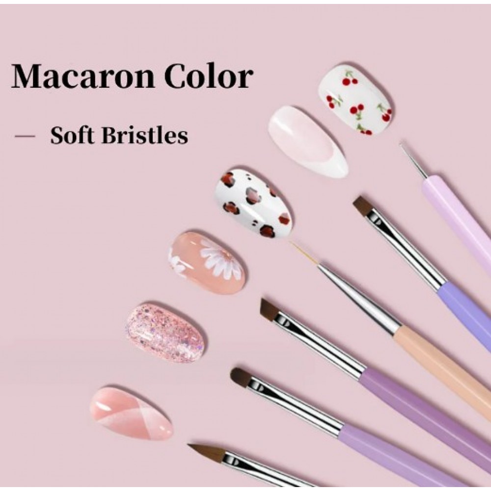 Σετ 6 Πινέλα Nail Art