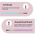 Σετ 6 Πινέλα Nail Art Σετ 6 Πινέλα Nail Art