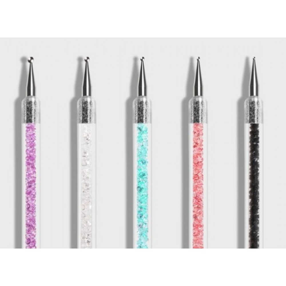 Σετ 5 Διπλών Πινέλων Nail Art Με Dot Σετ 5 Διπλών Πινέλων Nail Art Με Dot