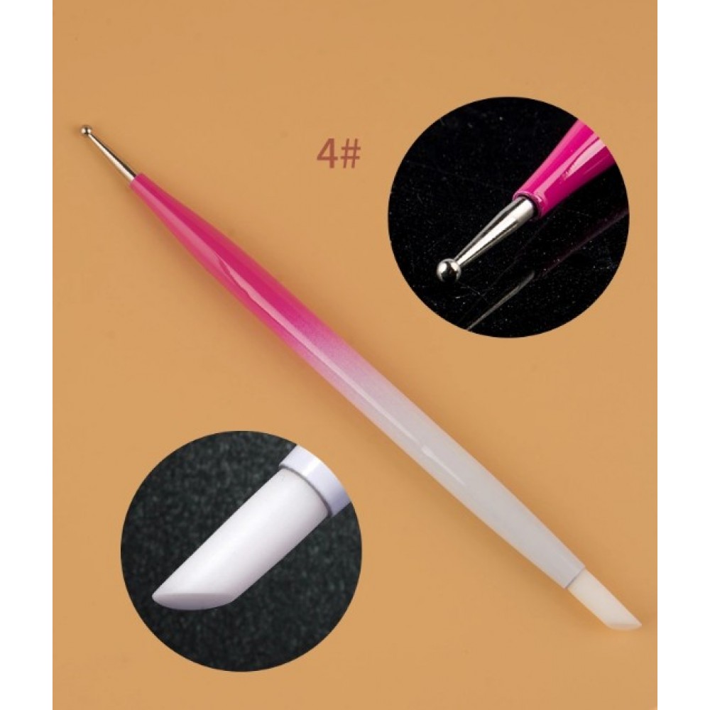Dotting Tool 2  Σημείων  #4 Ροζ