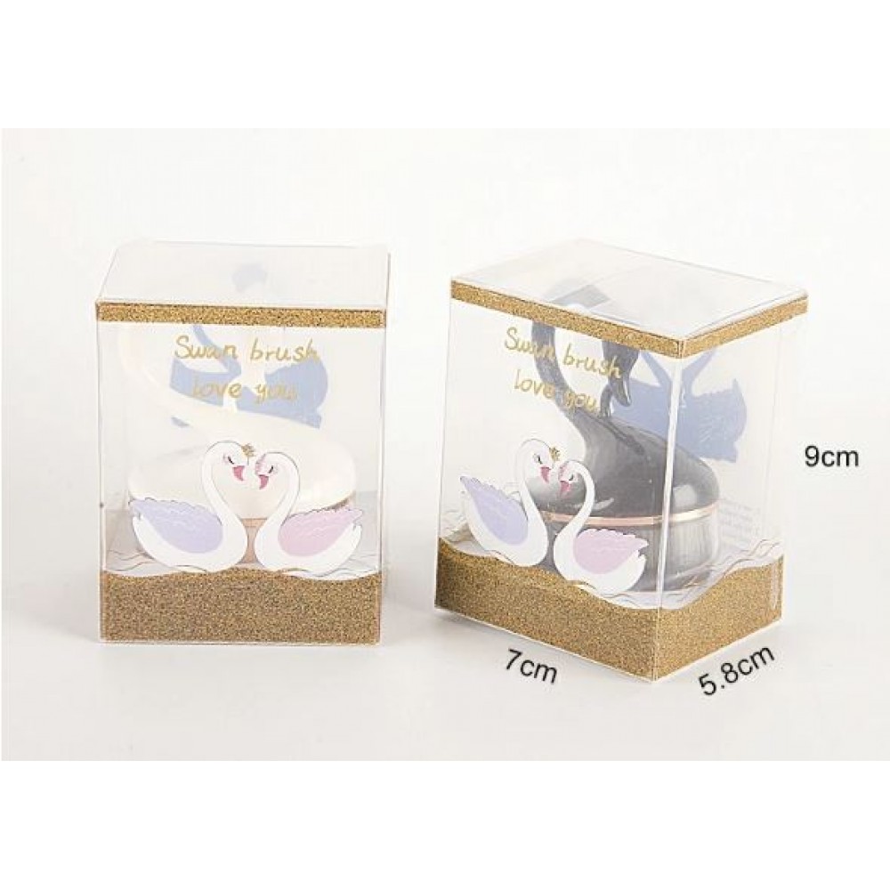 Swan Style Makeup Brush White