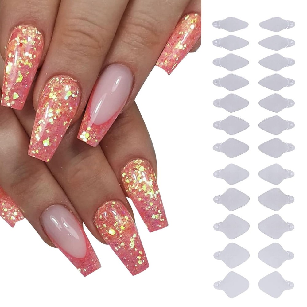 Reusable Nail French Tip Guides (Molds) #02 24Pcs