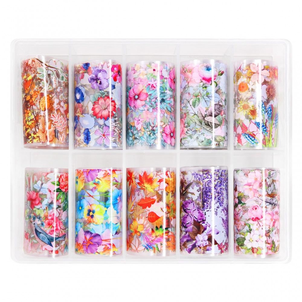 Nail Foil Floral M-108