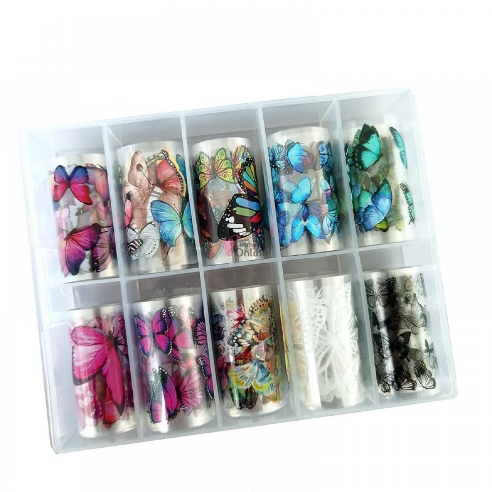 Nail Foil Πεταλούδες