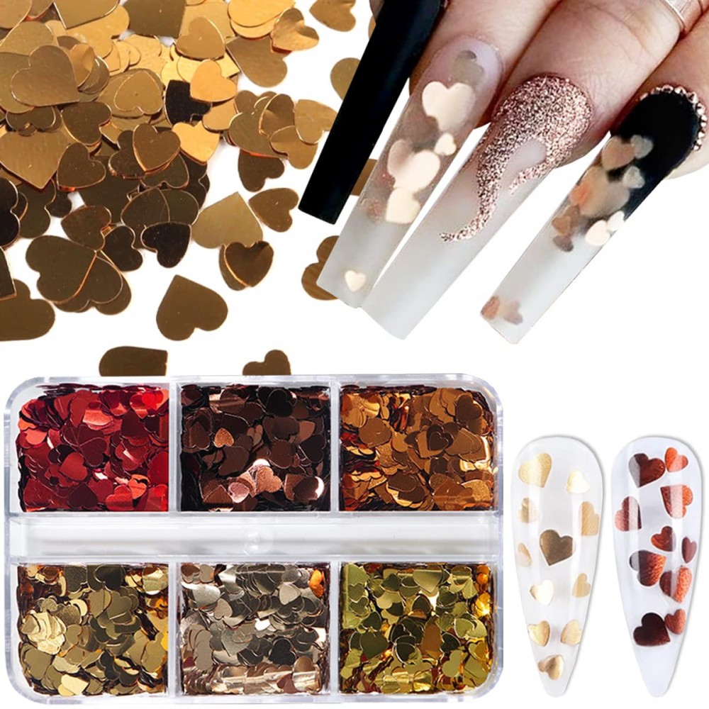 Διακοσμητικά Νυχιών Box Love Sequins B Διακοσμητικά Νυχιών Box Love Sequins B