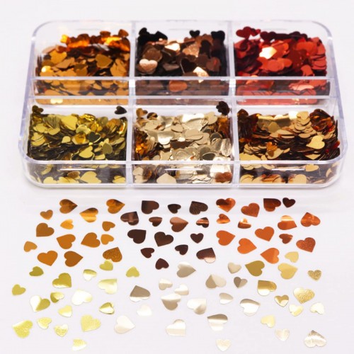 Διακοσμητικά Νυχιών Box Love Sequins B