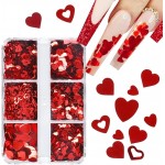Διακοσμητικά Νυχιών Box Love Sequins C Διακοσμητικά Νυχιών Box Love Sequins C