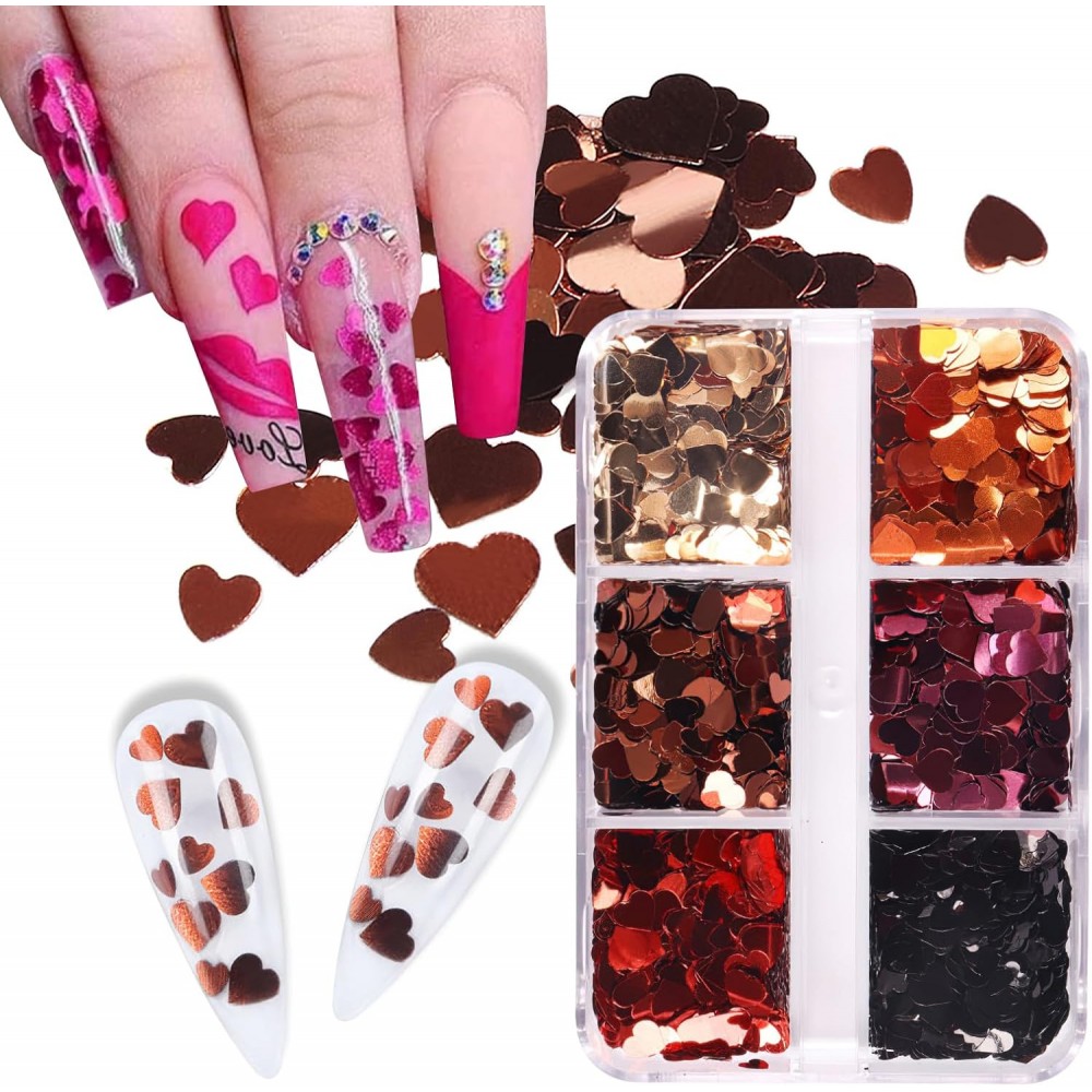 Διακοσμητικά Νυχιών Box Love Sequins D
