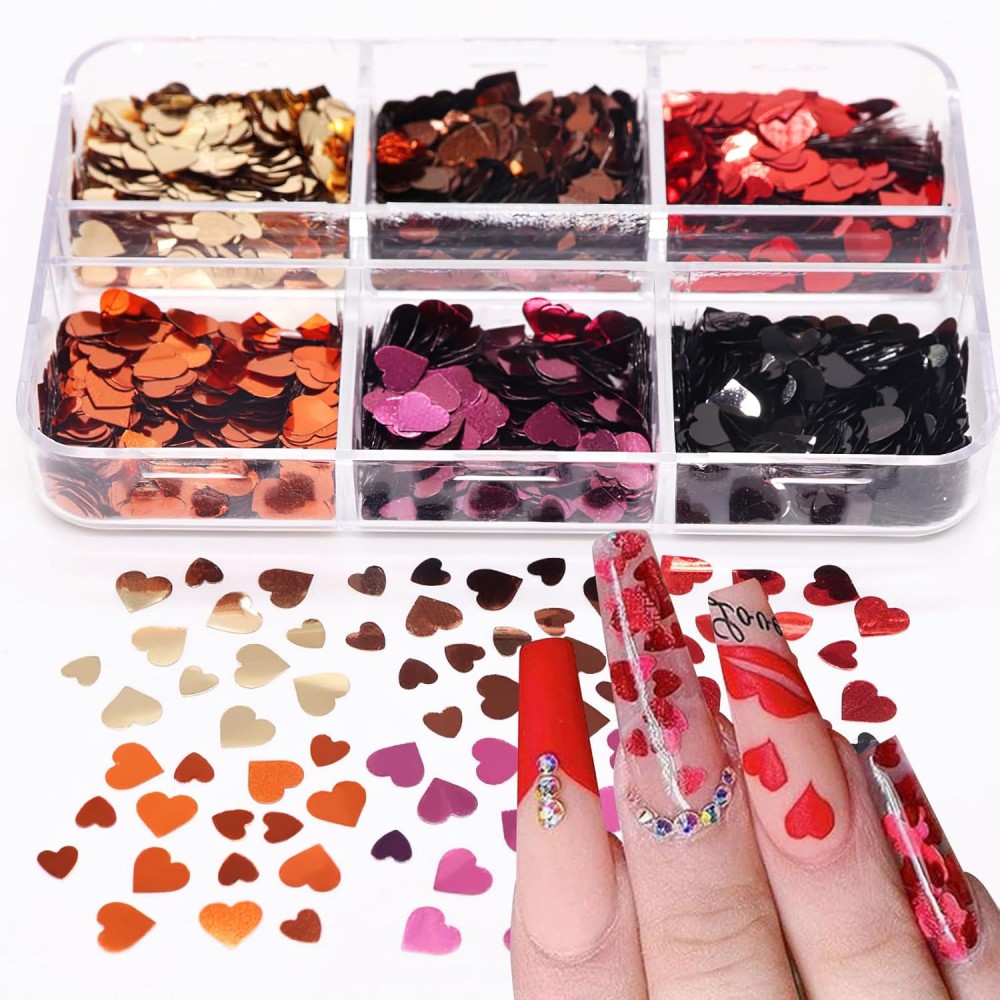 Διακοσμητικά Νυχιών Box Love Sequins D