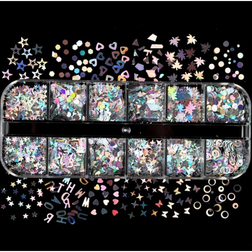 Διακοσμητικά Νυχιών Aurora Sequins B
