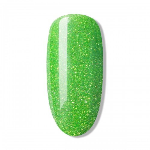 Bluesky Ημιμόνιμο Βερνίκι Νυχιών Gel Polish Sparkle Neon 1 Green,  15ml