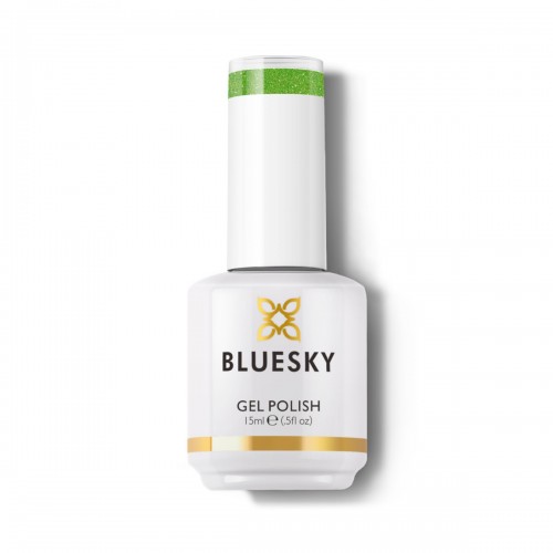 Bluesky Ημιμόνιμο Βερνίκι Νυχιών Gel Polish Sparkle Neon 1 Green,  15ml