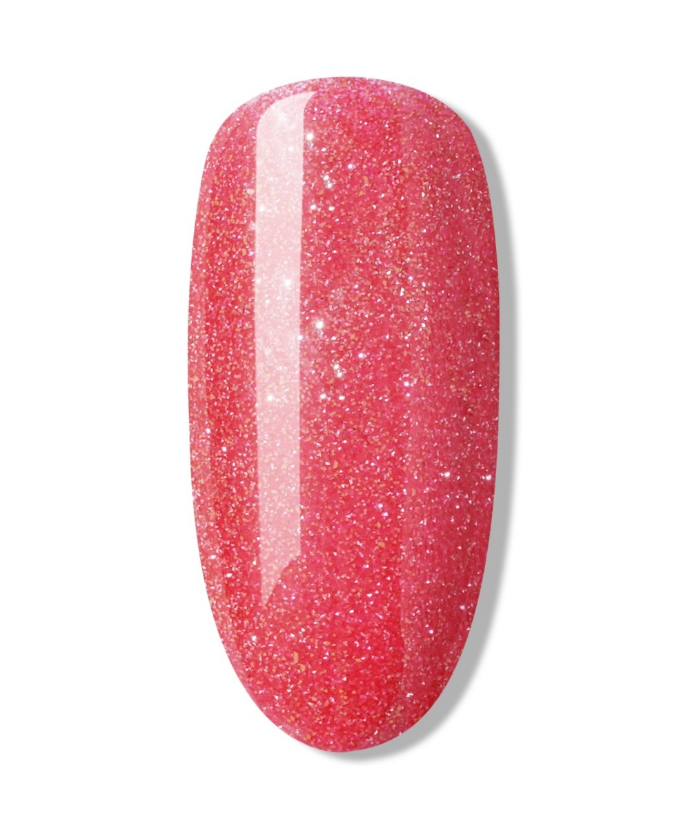Bluesky Ημιμόνιμο Βερνίκι Νυχιών Gel Polish Sparkle Neon 2 Orange,  15ml