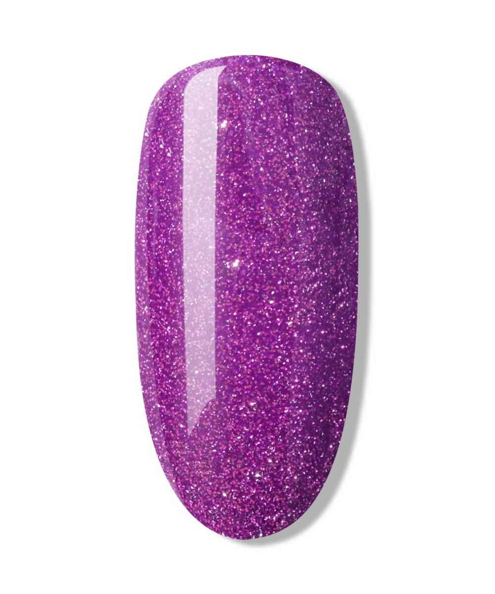 Bluesky Ημιμόνιμο Βερνίκι Νυχιών Gel Polish Sparkle Neon 5 Purple,  15ml