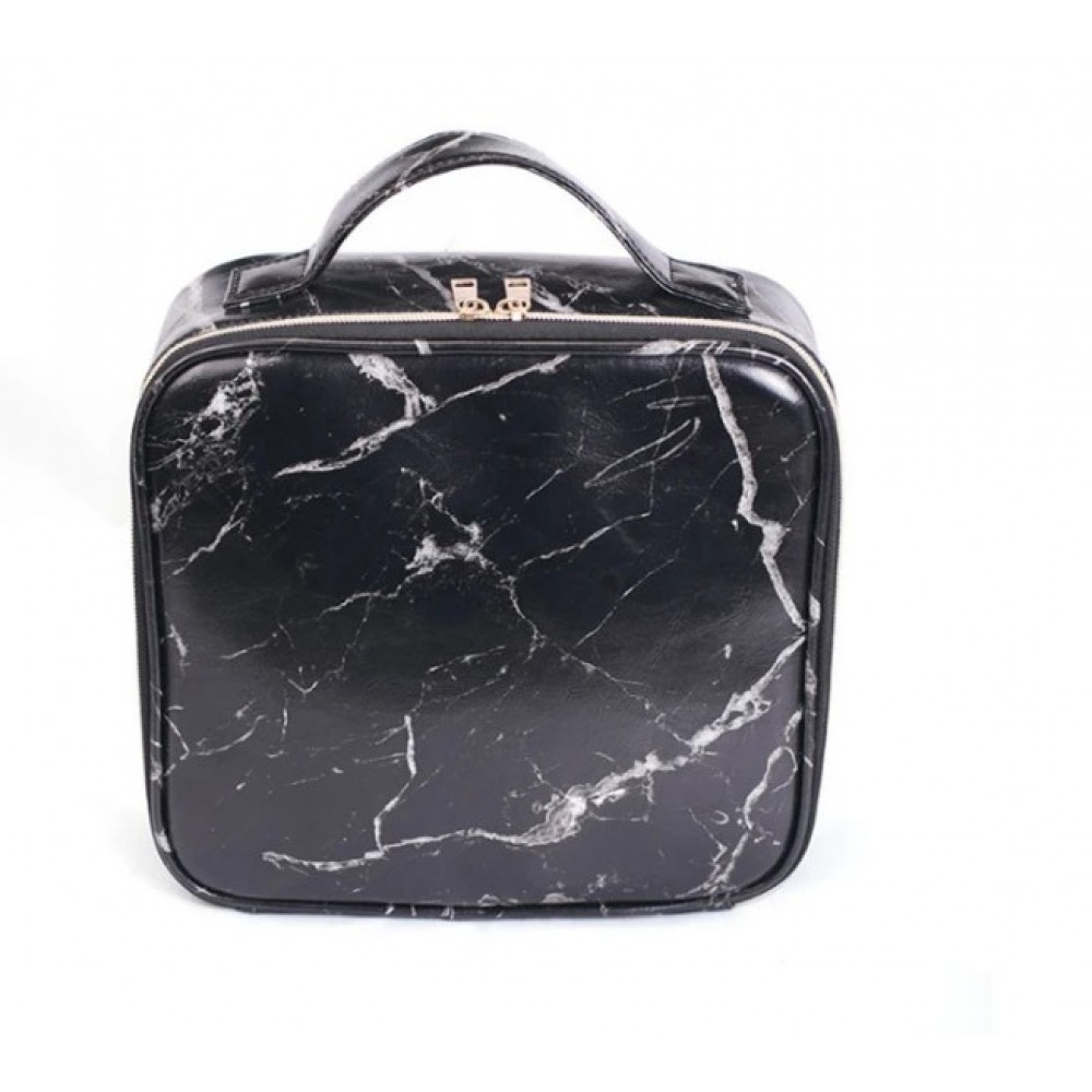 Βαλιτσάκι Καλλυντικών Marble Μαύρο