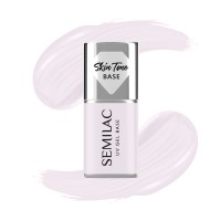 Semilac Skin Tone Cover Base 2-in-1  Milky Pink , 7ml