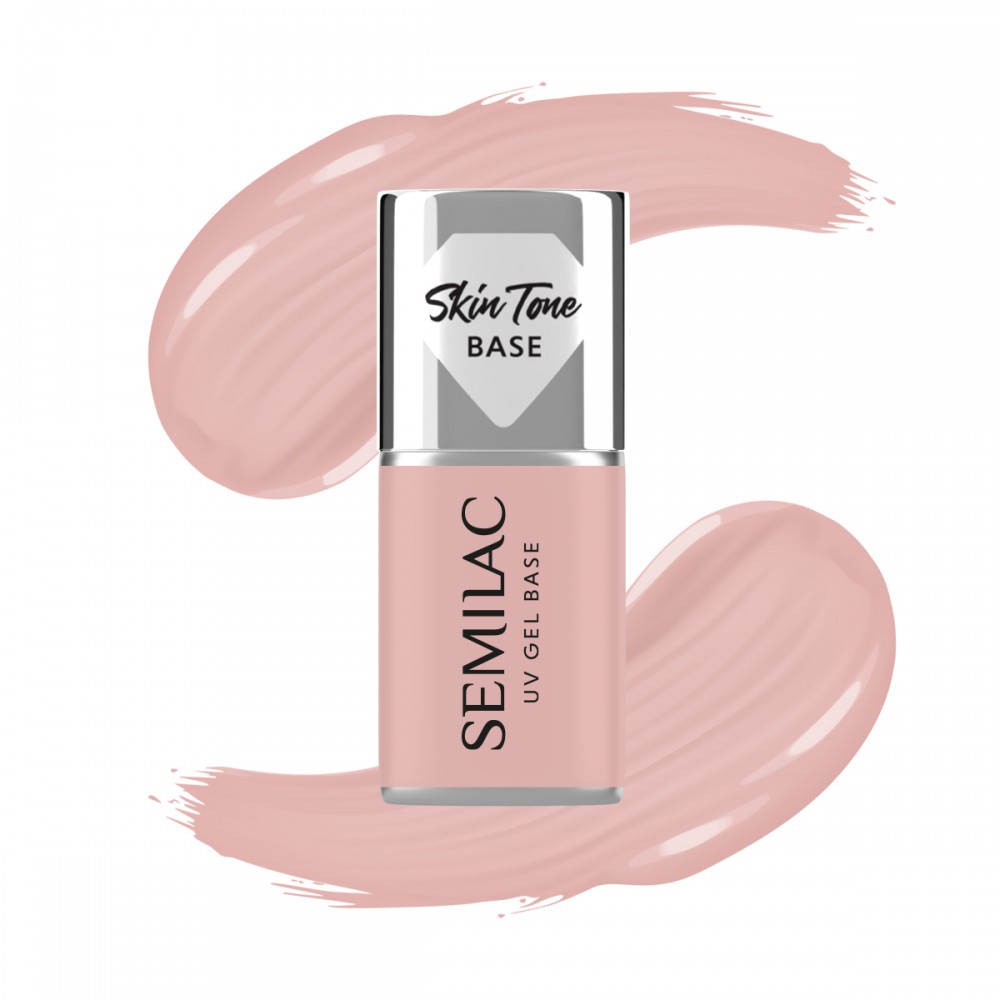 Semilac Skin Tone Cover Base 2-in-1  Pale Beige, 7ml