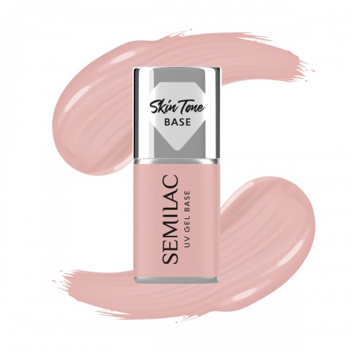 Semilac Skin Tone Cover Base 2-in-1  Pale Beige, 7ml