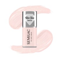 Semilac Skin Tone Cover Base 2-in-1  Glitter Rose, 7ml