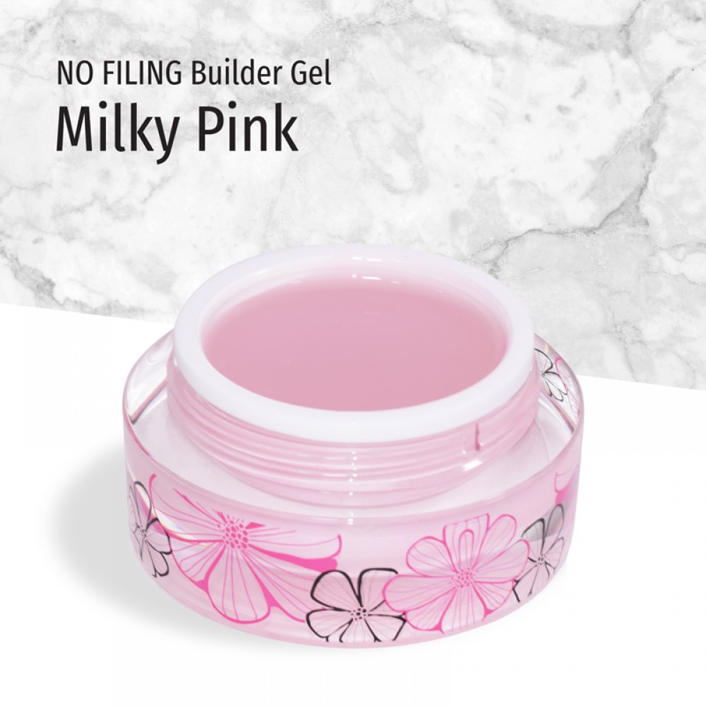 J.K No Filing Builder Gel Milky Pink 15ml *